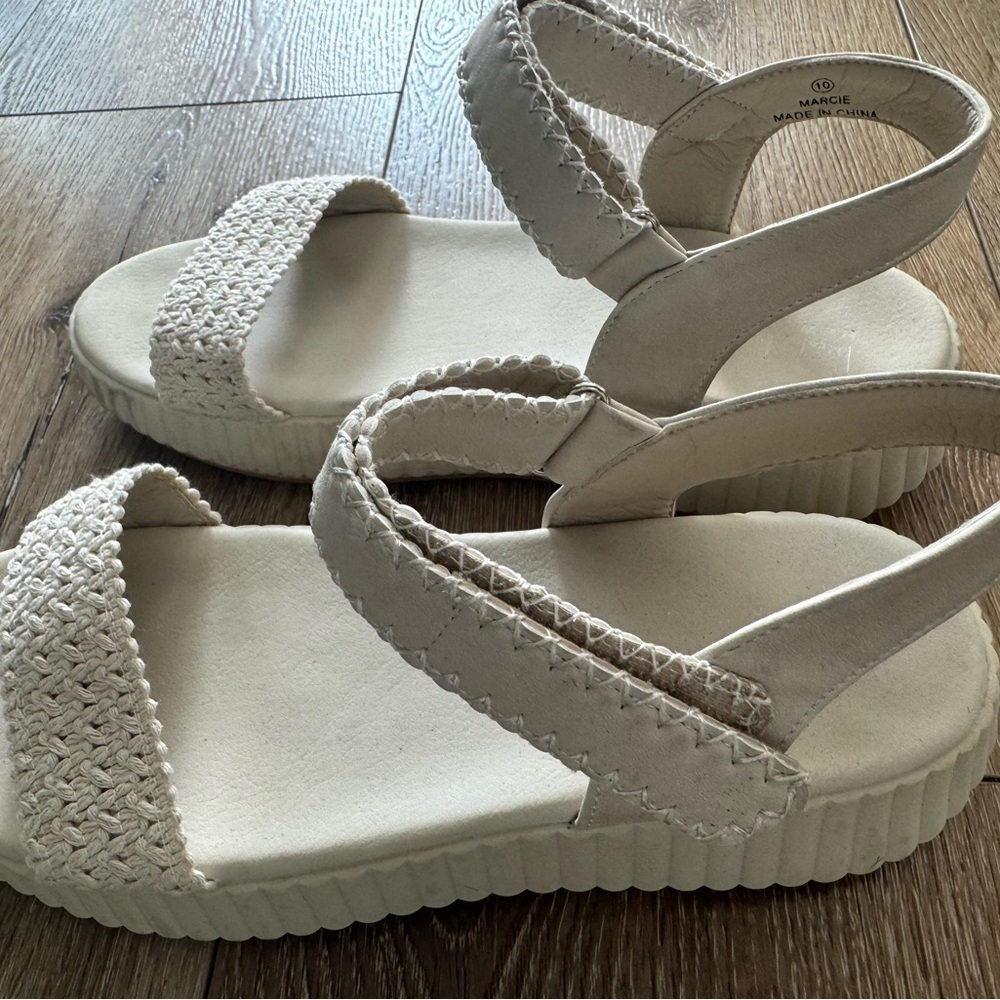 Stylish Cream Women's Sandals
